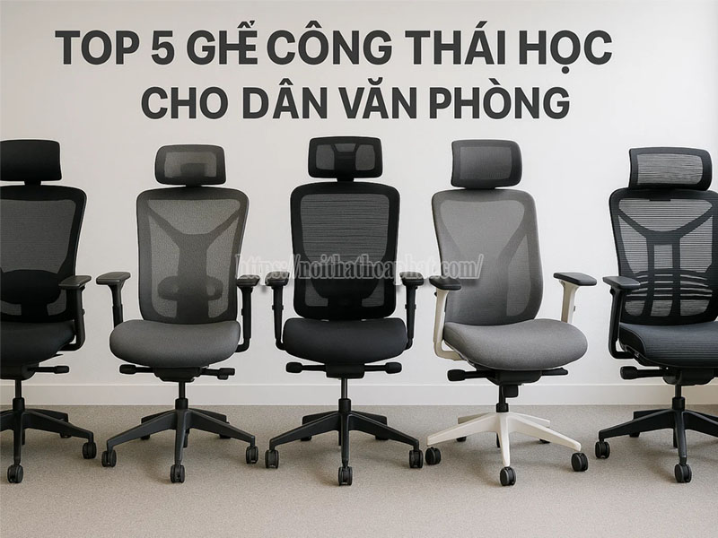 ghế ergonomic cho dân văn phòng