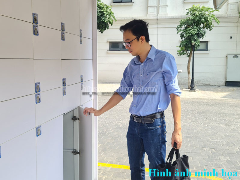 tối ưu hóa không gian văn phòng với tủ locker