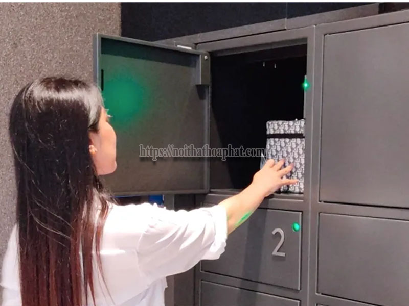 cơ chế khóa tủ locker điện tử