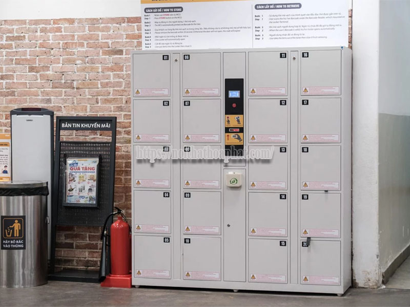 ứng dụng tủ locker điện tử