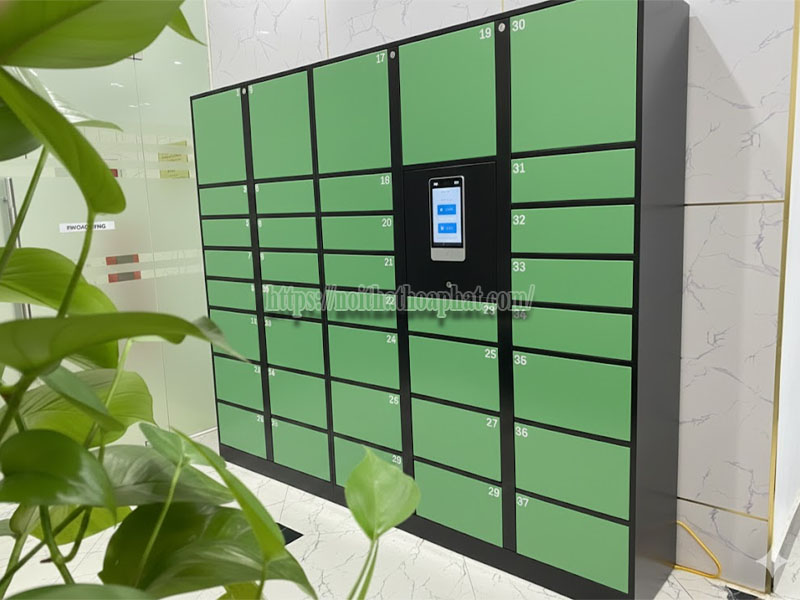 môi trường sử dụng tủ locker thông minh