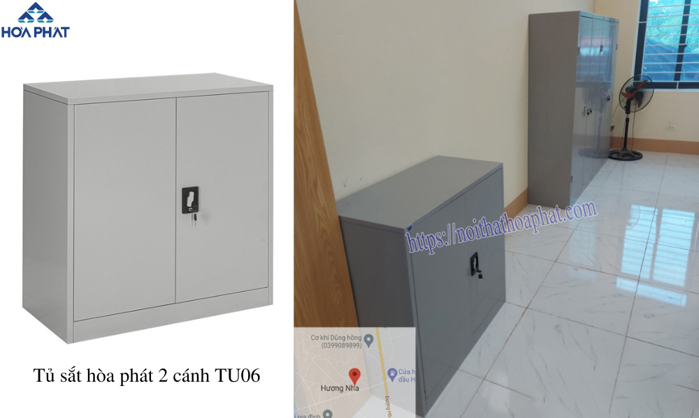 Tủ sắt Hòa Phát 2 cánh TU06