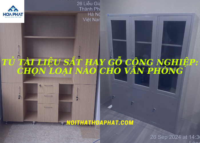 Tủ tài liệu sắt hay gỗ công nghiệp: chọn loại nào cho văn phòng