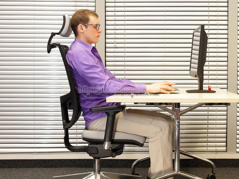 hướng dẫn ngồi ghế ergonomic