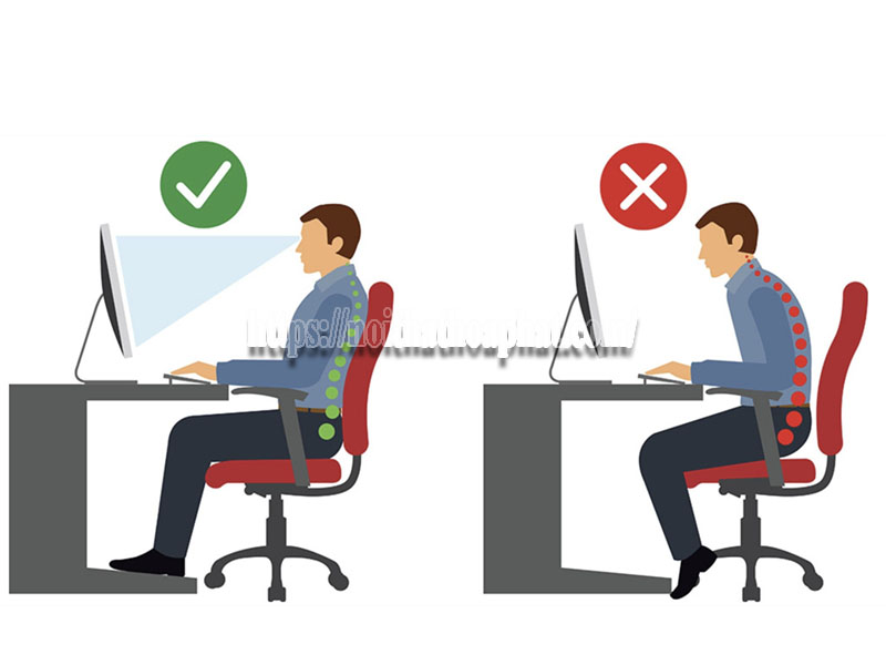 cách ngồi ghế lưới đúng cách