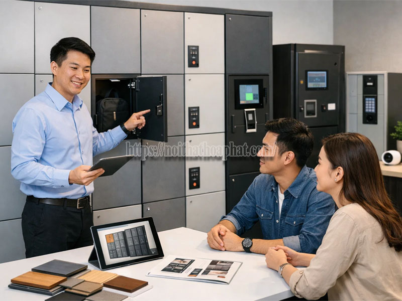 giải pháp tủ locker thông minh
