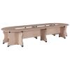 Bàn họp oval lớn NTH4315