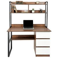Bàn học gia đình chân sắt BHS408