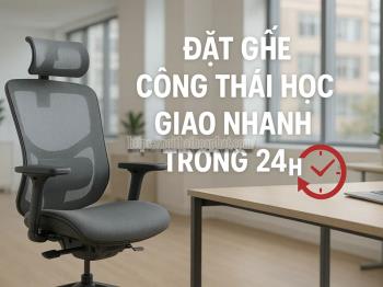 Đặt Ghế Công Thái Học Giao Nhanh Trong 24h