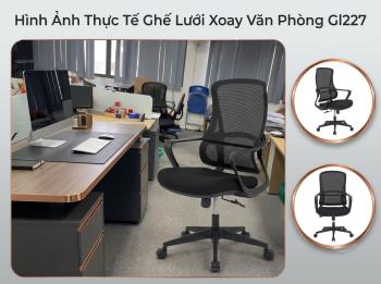 Hình Ảnh Thực Tế Ghế Lưới Nhân Viên Hòa Phát GL227