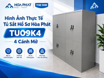 Hình Ảnh Thực Tế Tủ Sắt Hồ Sơ Hòa Phát TU09K4