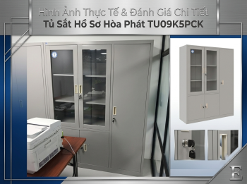 Hình Ảnh Thực Tế Tủ Sắt Hồ Sơ Hòa Phát TU09K5PCK