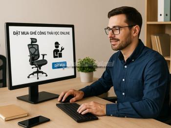 Đặt Mua Ghế Công Thái Học Online Có Hỗ Trợ Lắp Đặt