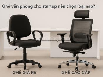 Ghế Văn Phòng Cho Startup Nên Chọn Loại Nào?