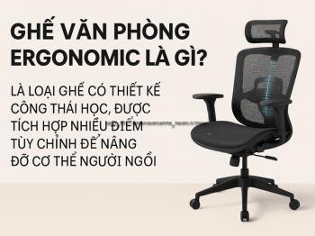 Ghế văn phòng Ergonomic là gì?