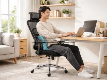 Ghế xoay dùng cho làm việc tại nhà: Đừng để góc làm việc trở thành "nỗi ám ảnh" của cột sống