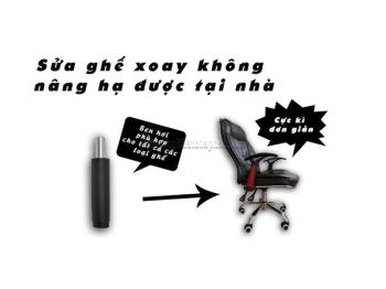Ghế Xoay Không Nâng Lên Được: Nguyên Nhân Và 3 Cách Sửa Thần Tốc