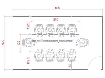 Kích Thước Bàn Họp 10 Người Chuẩn Ergonomic