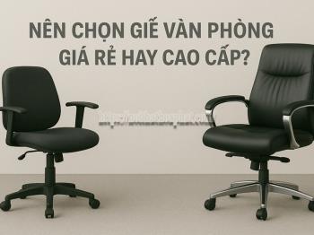 Nên Chọn Ghế Văn Phòng Giá Rẻ Hay Cao Cấp?
