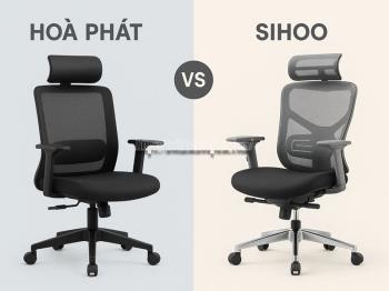 So Sánh Ghế Công Thái Học Hòa Phát và Sihoo: Nên Mua Loại Nào Tốt Hơn?