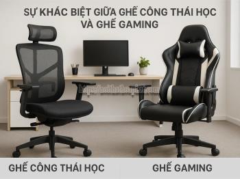 So Sánh Ghế Công Thái Học Và Ghế Gaming: Đâu Là Lựa Chọn Tốt Nhất Cho Bạn?