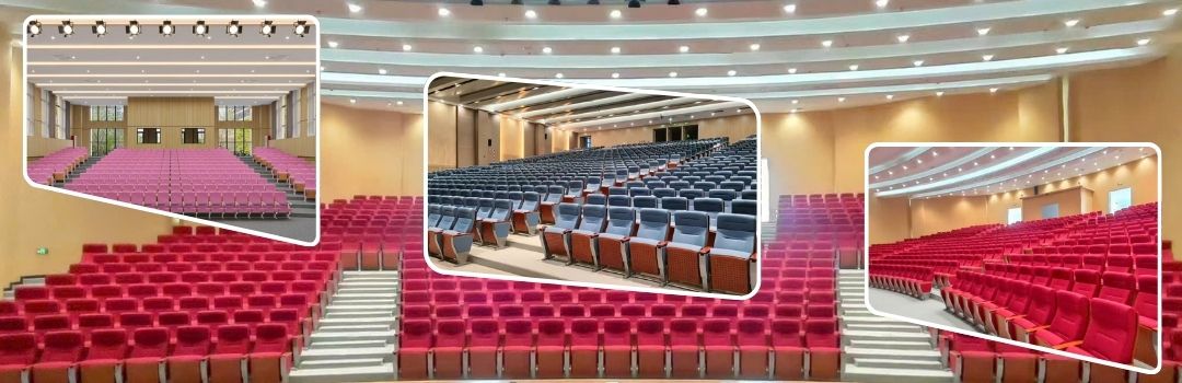 Thi công ghế hội trường thực tế